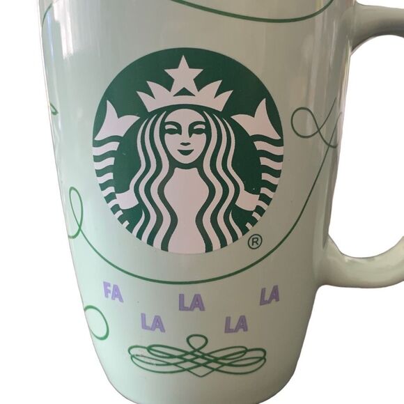Pre Owned Starbucks 2020 Holiday Christmas Siren Logo Coffee Tea Mug Classic - Picture 3 of 10